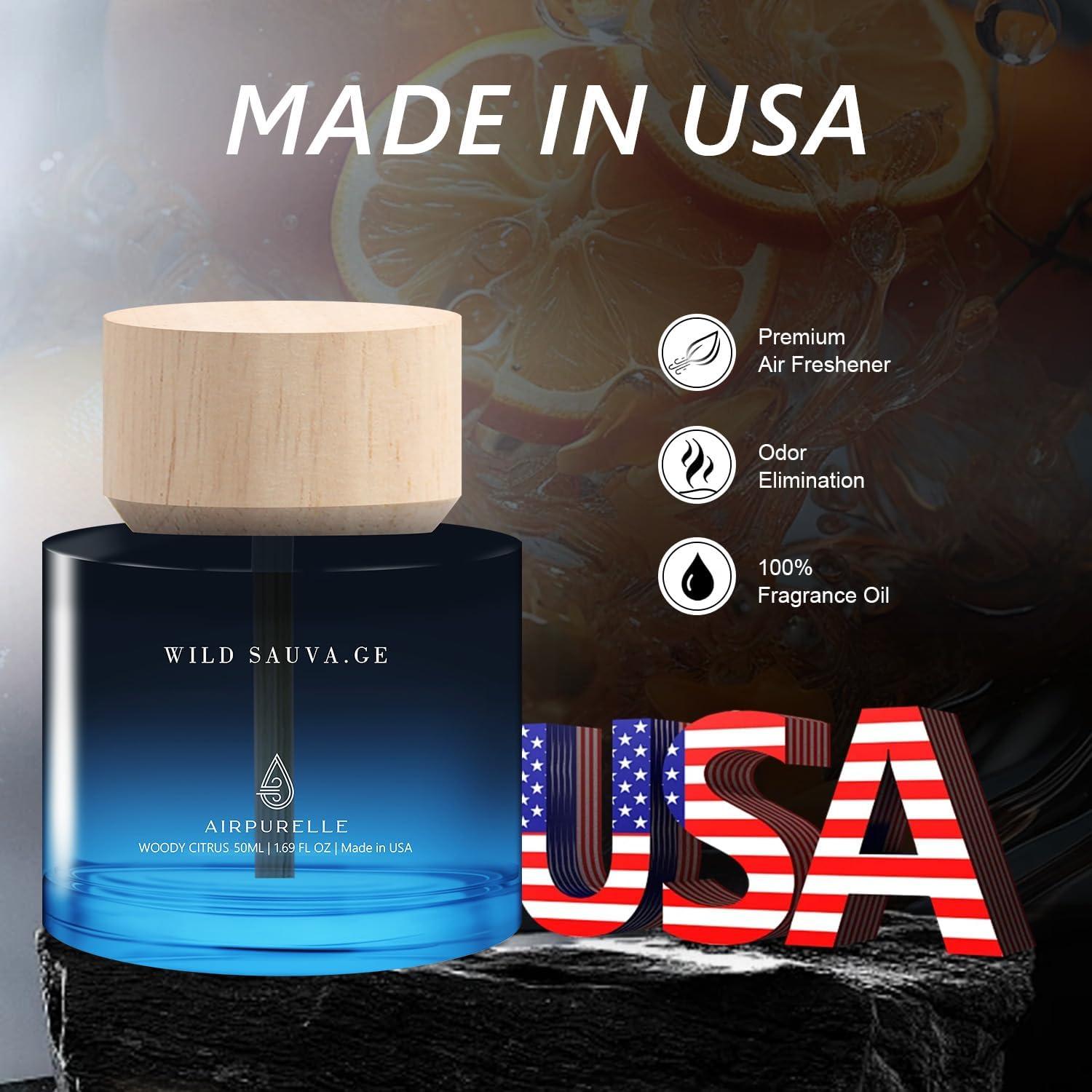 Ambientador de Auto Wellington Cítrico Amaderado 50ml