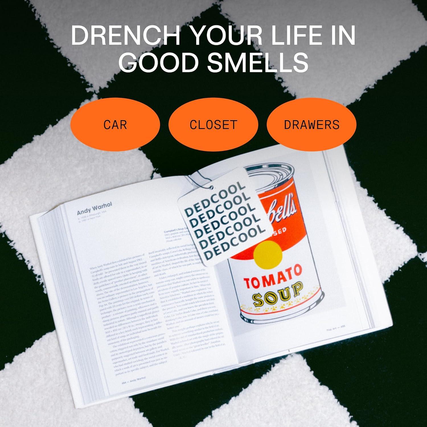 Ambientador DedCool Fragancia 02 Vegano para Autos y Hogar