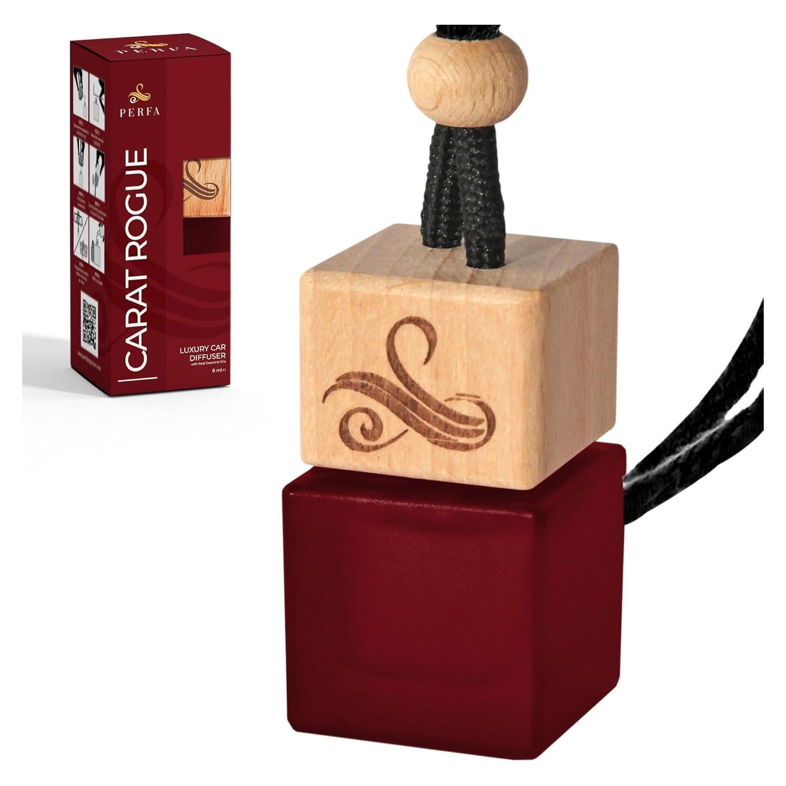 Carat Rouge Car Air Freshener for Women | Baccarat Rouge 540 Car Scents for Women | Car Fragrances - Carat Rouge by Perfa, Maroon