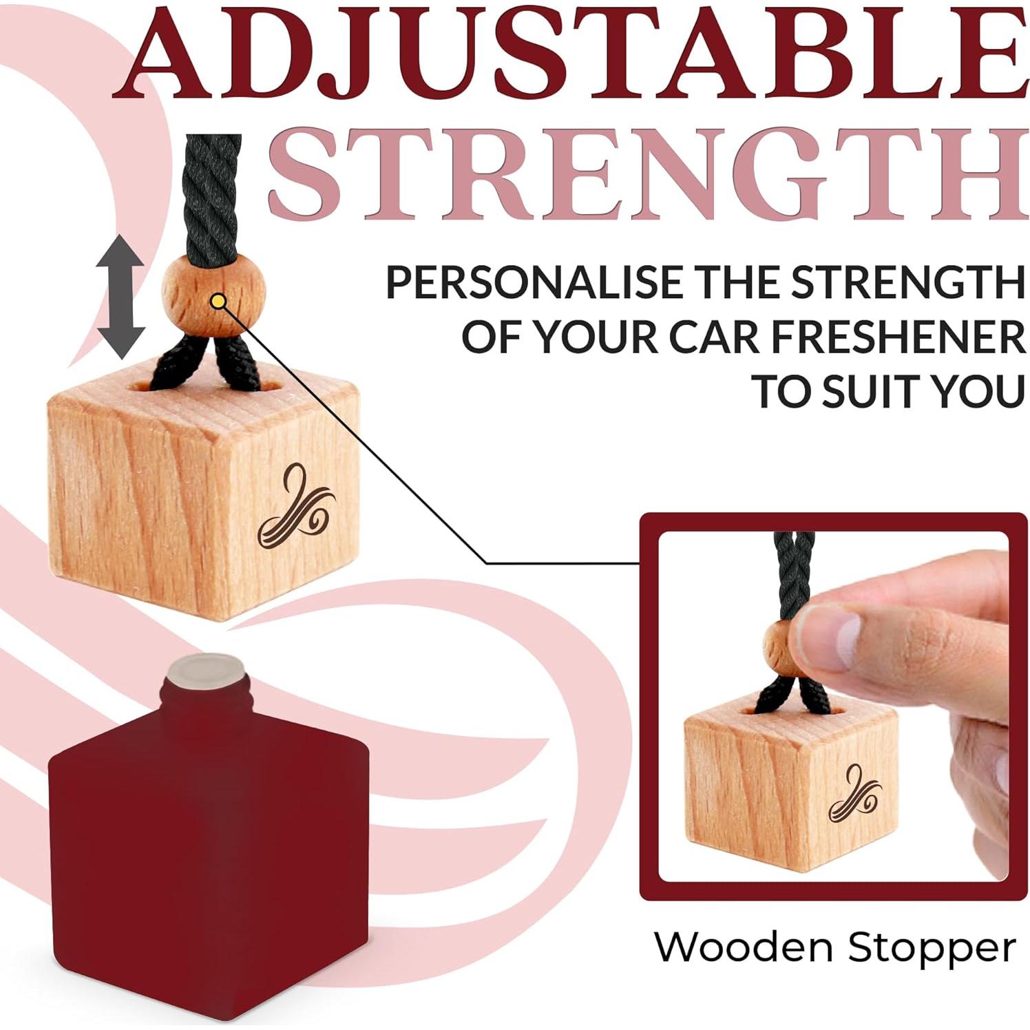 Carat Rouge Car Air Freshener for Women | Baccarat Rouge 540 Car Scents for Women | Car Fragrances - Carat Rouge by Perfa, Maroon