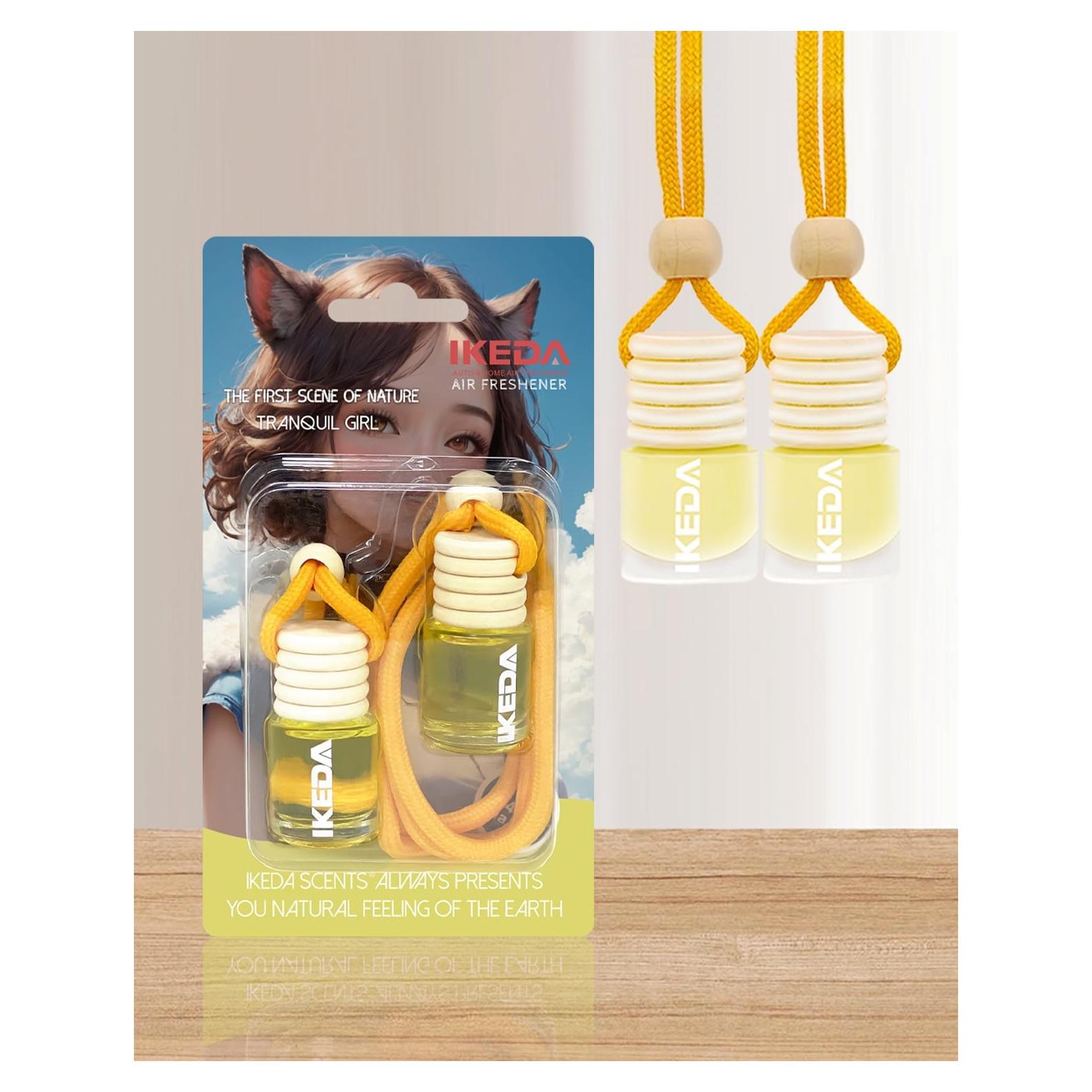 Ambientador de Auto Ikeda Fragancia 2pcs Vainilla 45 Días