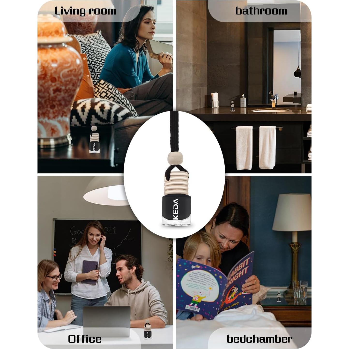 Ambientador de Coche Ikeda Fragrance 6Pcs Coche Nuevo 45 Días