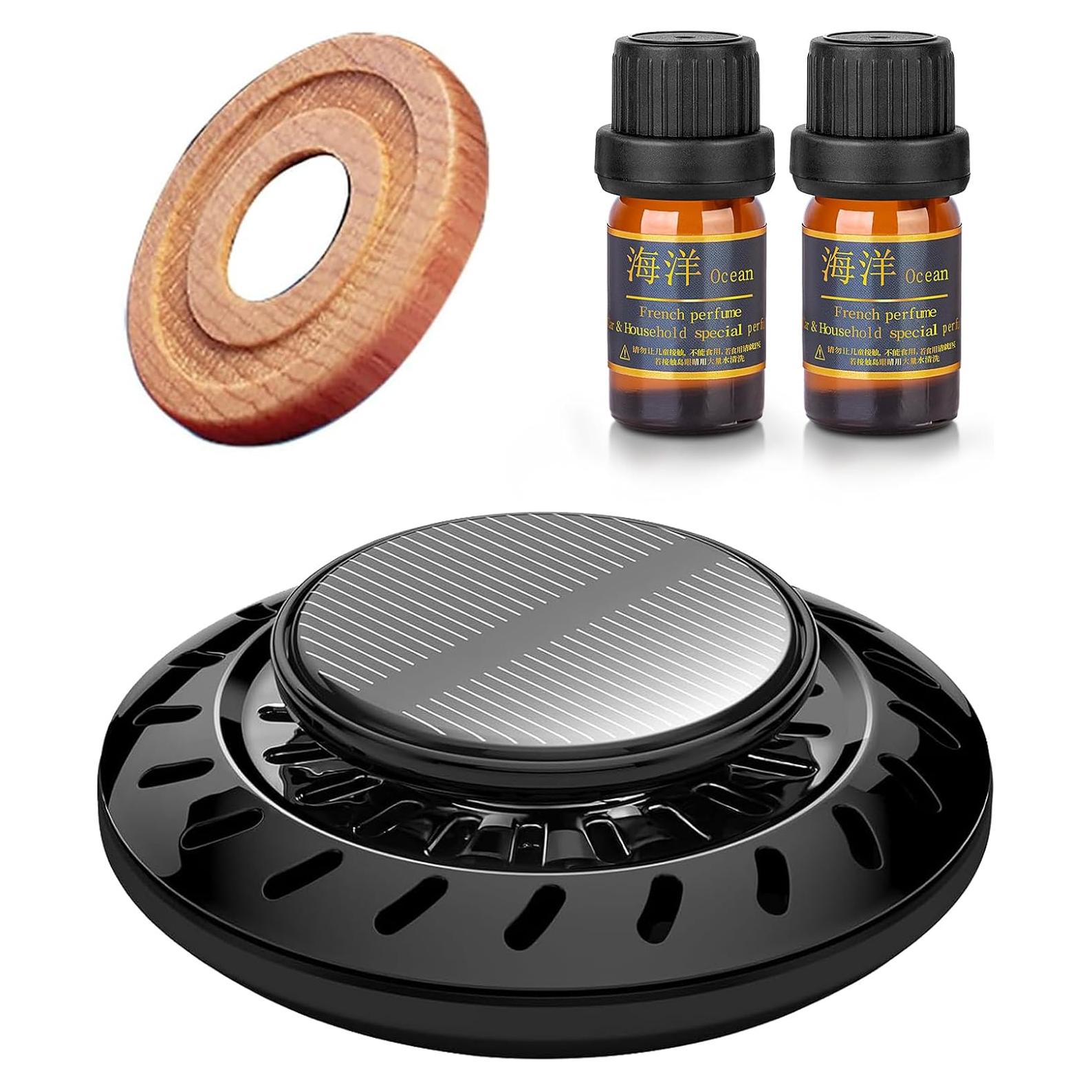 Ambientador de Auto Kwak's QTT276 Solar Rotativo Negro 500ml