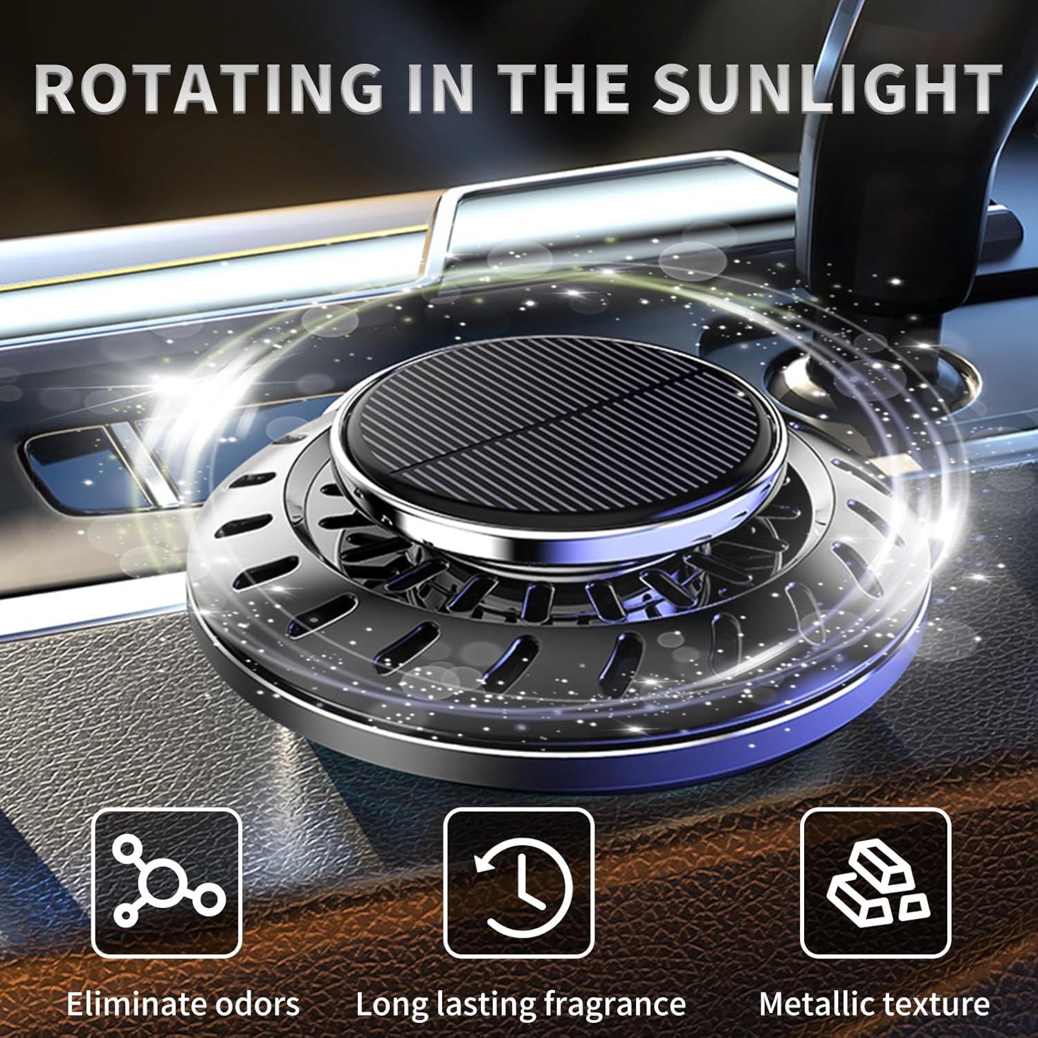 Ambientador de Auto Kwak's QTT276 Solar Rotativo Negro 500ml