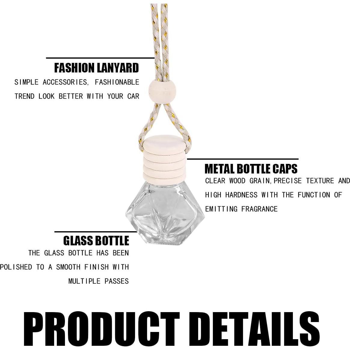 Ambientador de Auto Colgante Osilly 5PCS Vidrio 8ml