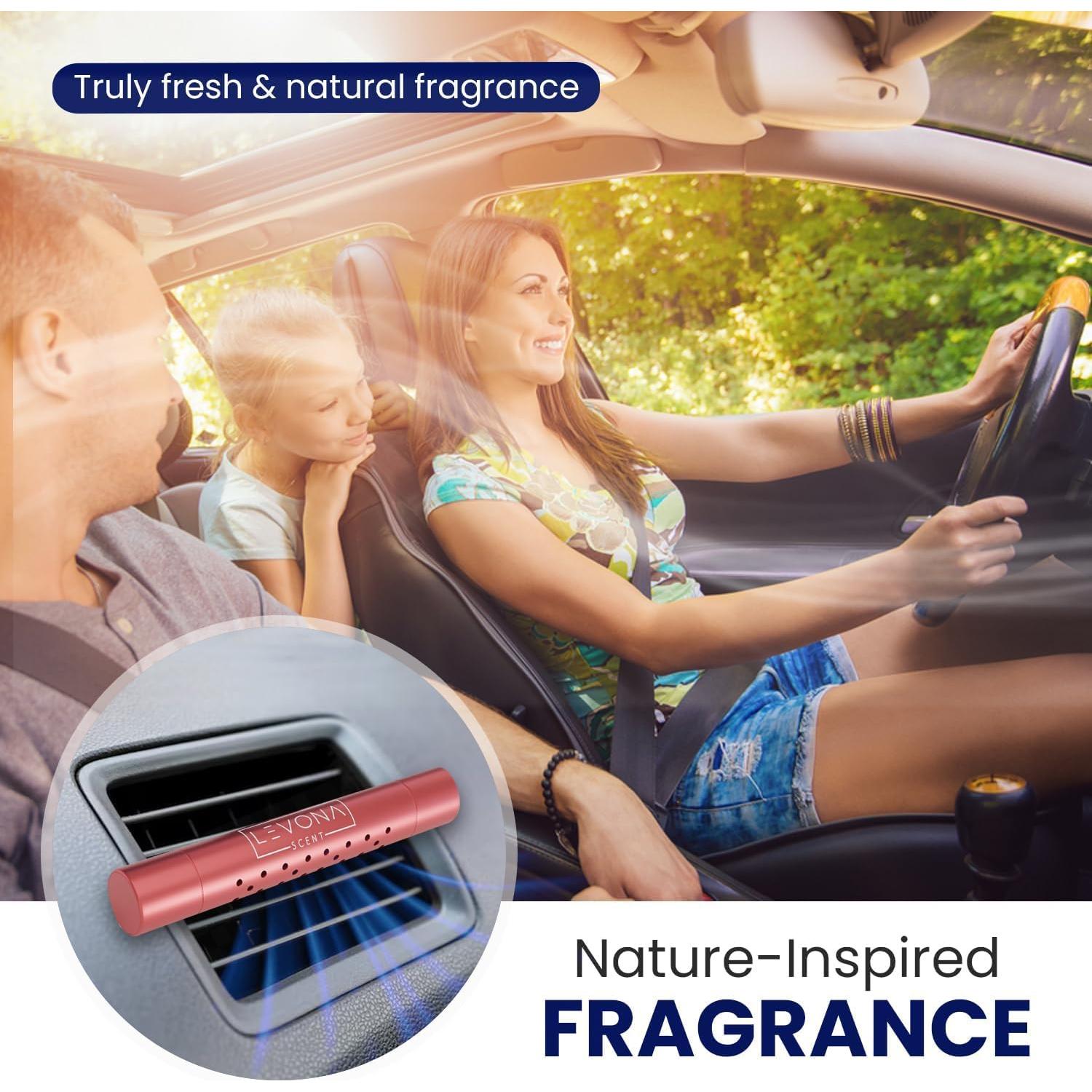 Difusor de Aroma para Auto Levona Clip Ventilación Rojo