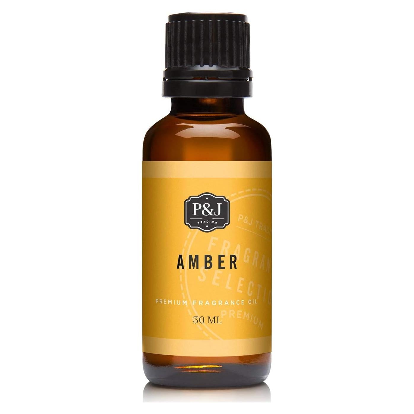 P&J Trading Fragrance Oil | Amber Oil 30ml - Candle Scents for Candle Making, Freshie Scents, Soap Making Supplies, Diffuser Oil Scents