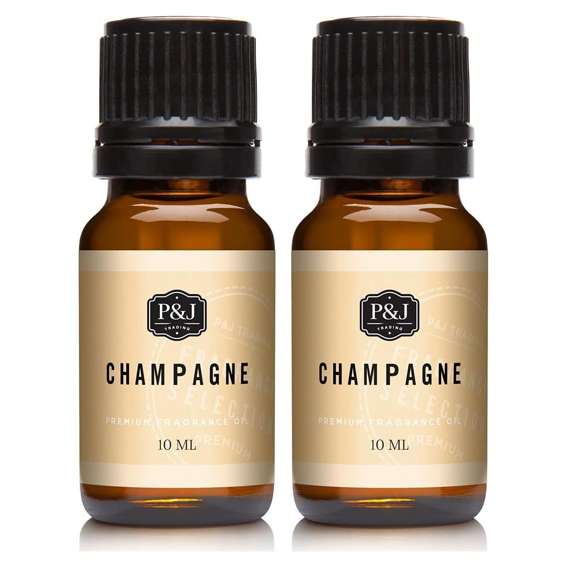 Aceite de Fragancia P&J Trading Champán 10ml - Aromas para Velas y Jabones