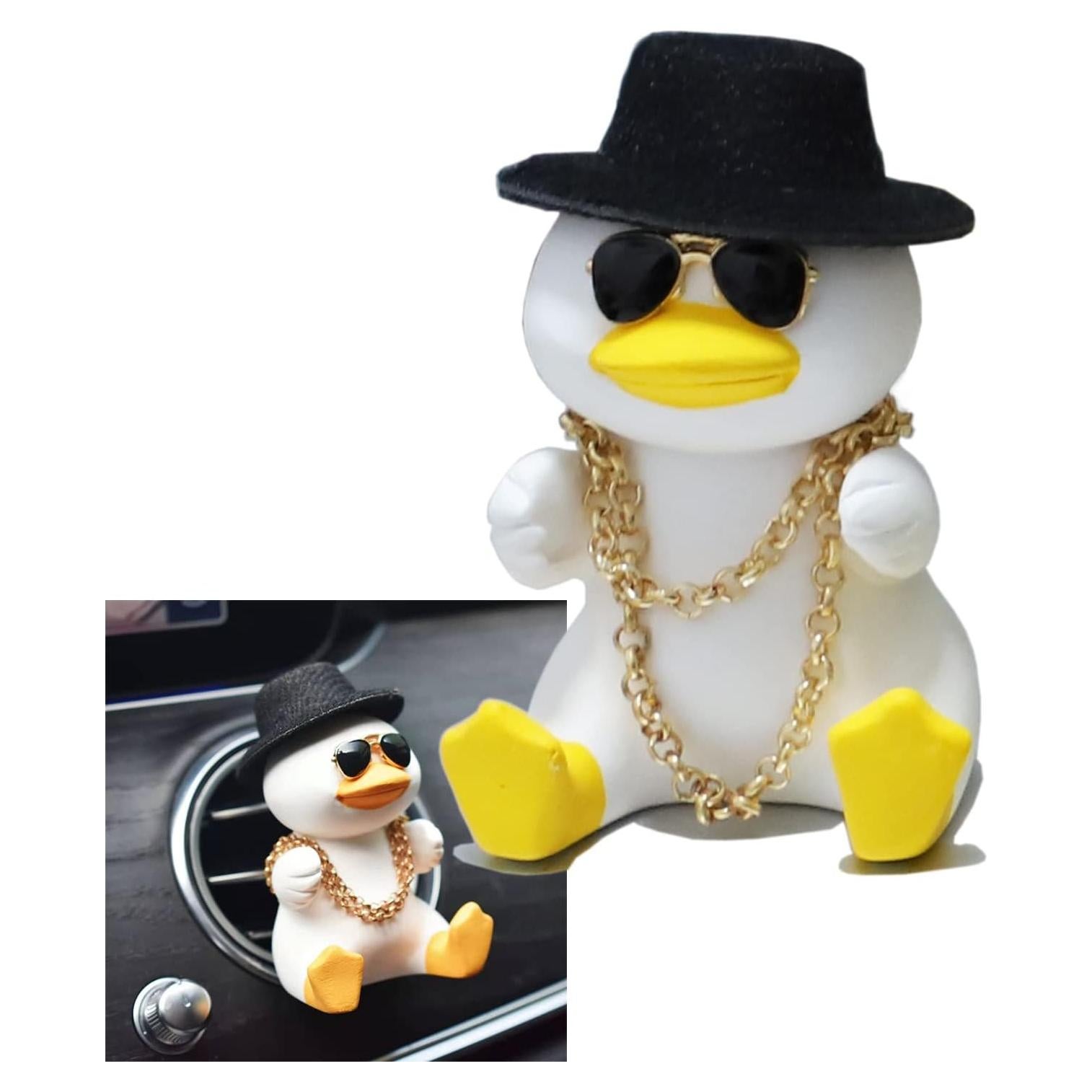 Clip de Ventilación Pato Bonito WLONG para Auto Decorativo