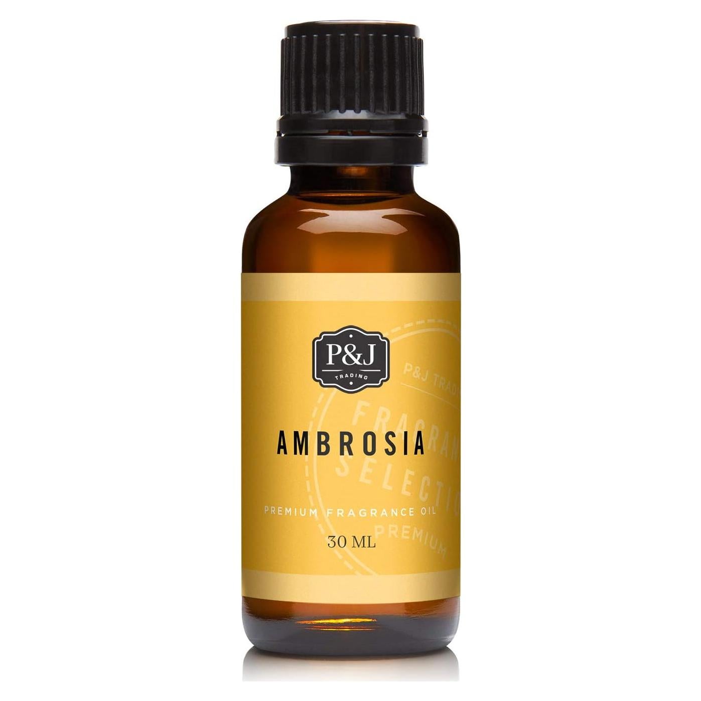 P&J Trading - Ambrosia Scented Oil 30ml - Fragrance Oil for Candle Making, Soap Making, Diffuser Oil