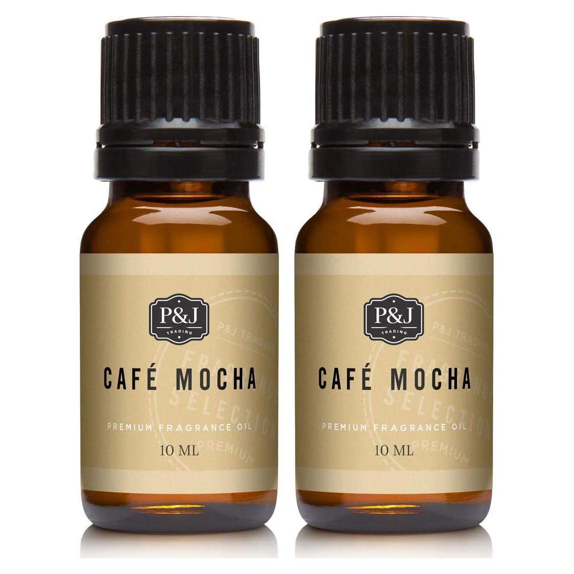 Aceite de fragancia P&J Trading Café Mocha 10ml 2pk - Aromas para Velas y Jabones
