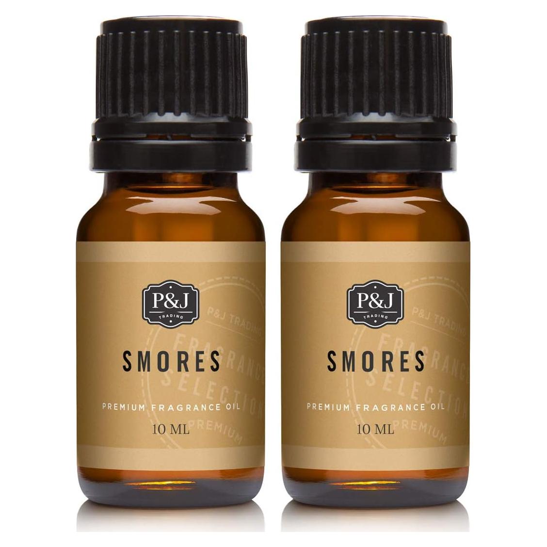 Aceite de Fragancia P&J Smores 10ml - Pack de 2 para Velas y Jabones