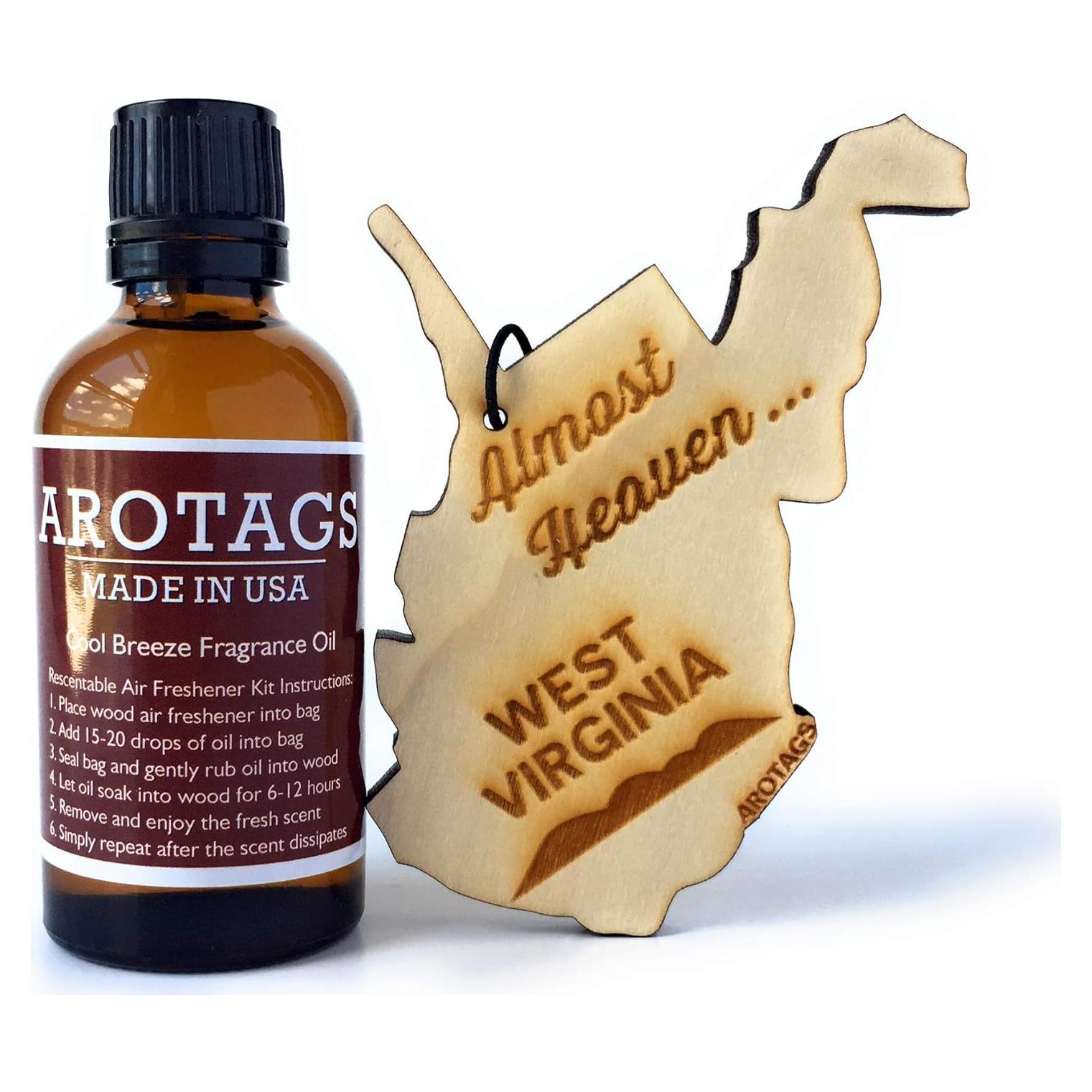 Ambientador de Auto Arotags de Madera - Fragancia Playa - Hecho en EE. UU.