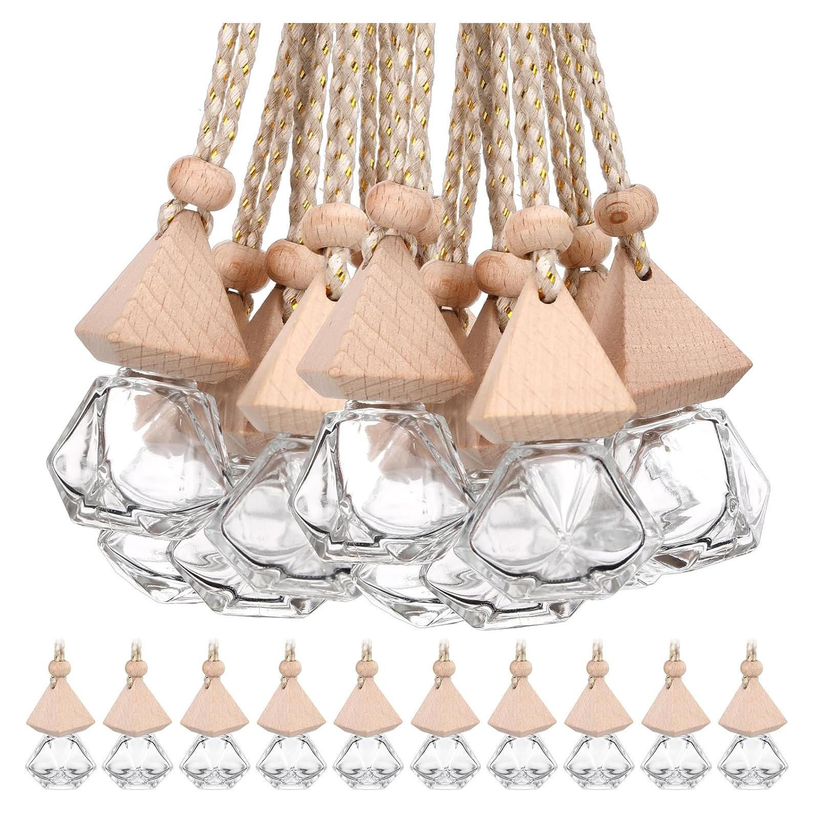 50 Botellas Difusoras de Coche Demissle Vidrio Transparente