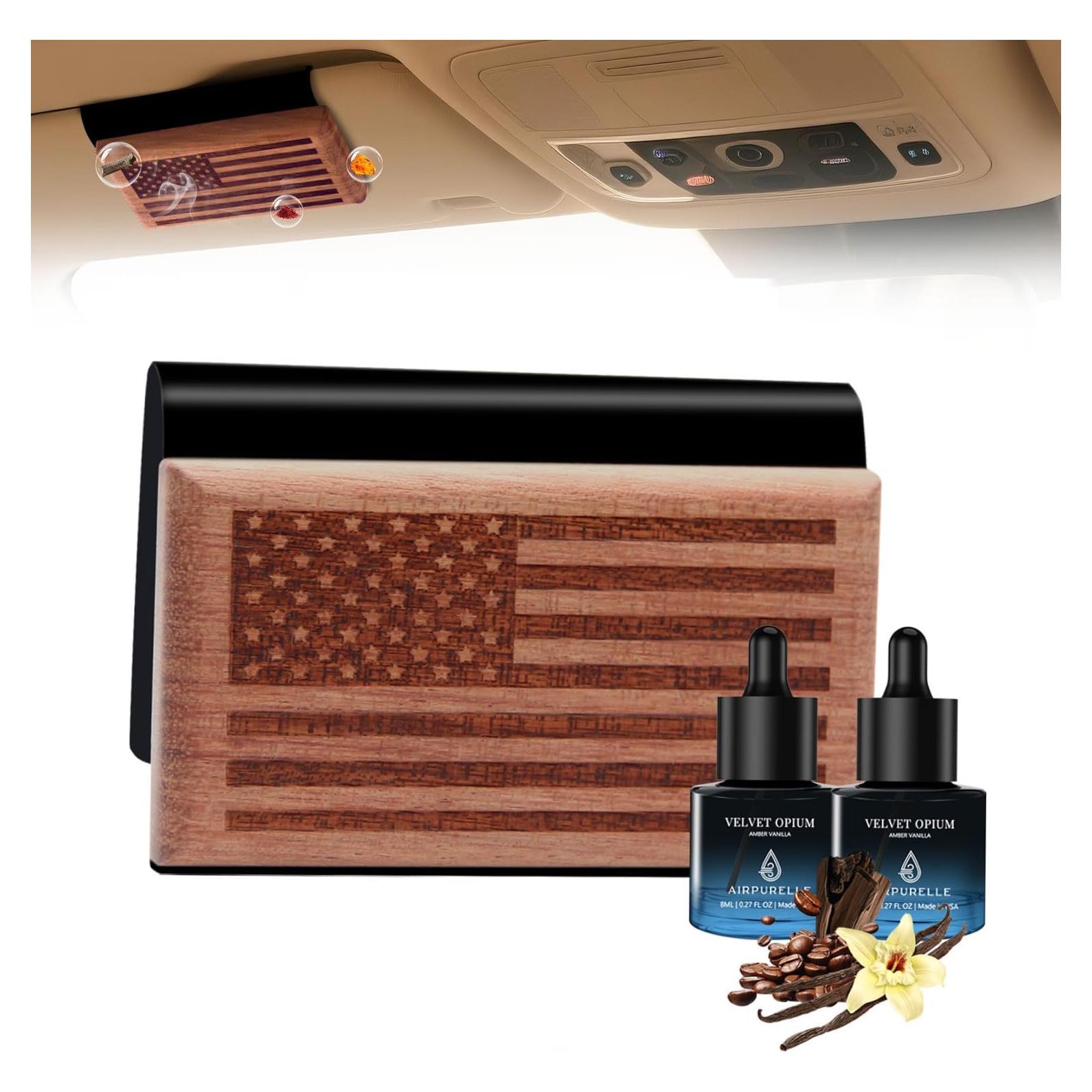 Ambientador de Auto AirPurelle Vainilla Ámbar 90 Días 2x8ml