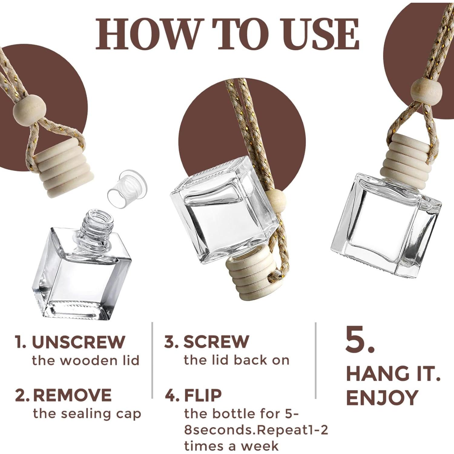 Ambientador de Aire Colgante VUTOLLOSA - 2 Botellas 10ML Aroma Duradero