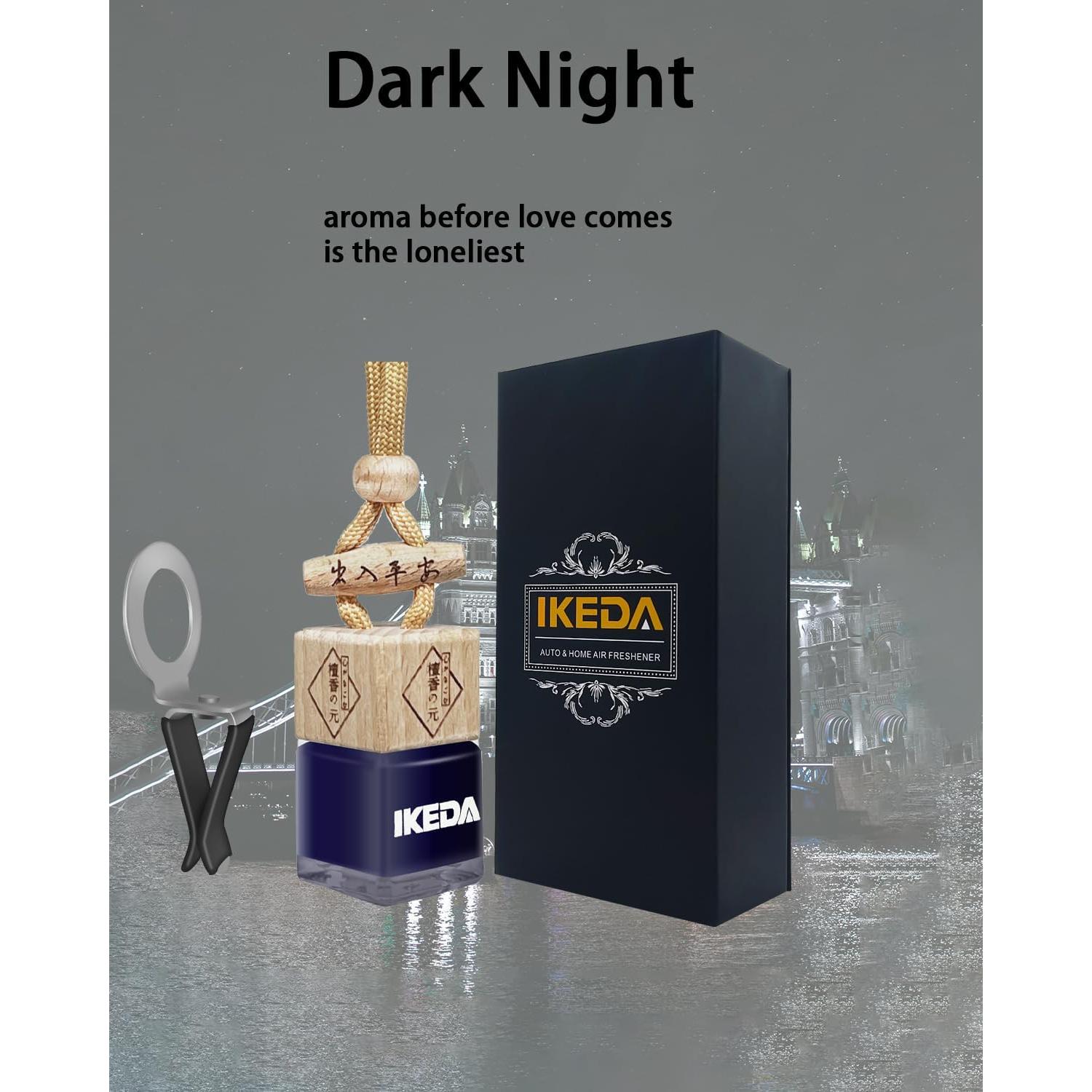 Ambientador de Aire para Automóvil Ikeda Noche Oscura 45 Días