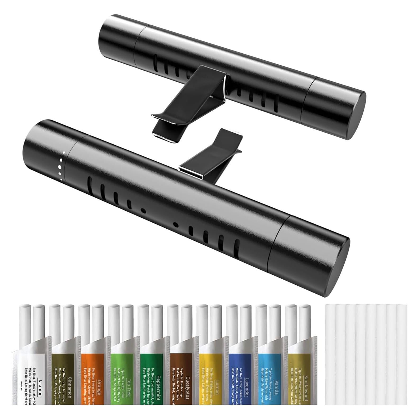 Ambientador de Auto RoyAroma con 10 Varillas Aromáticas y Clips