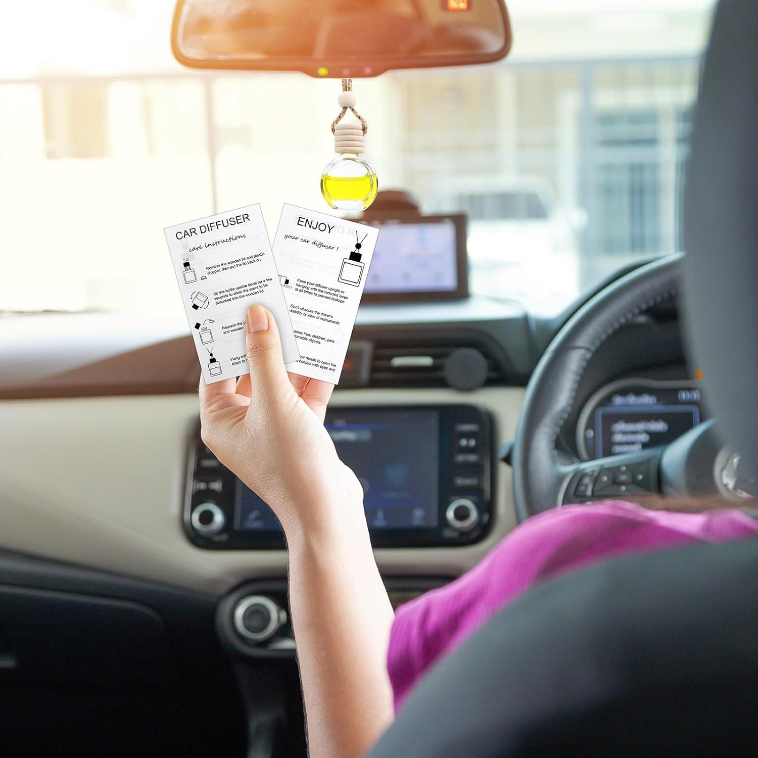 Juego de 50 Botellas Difusoras de Aromas Boao con Tarjetas