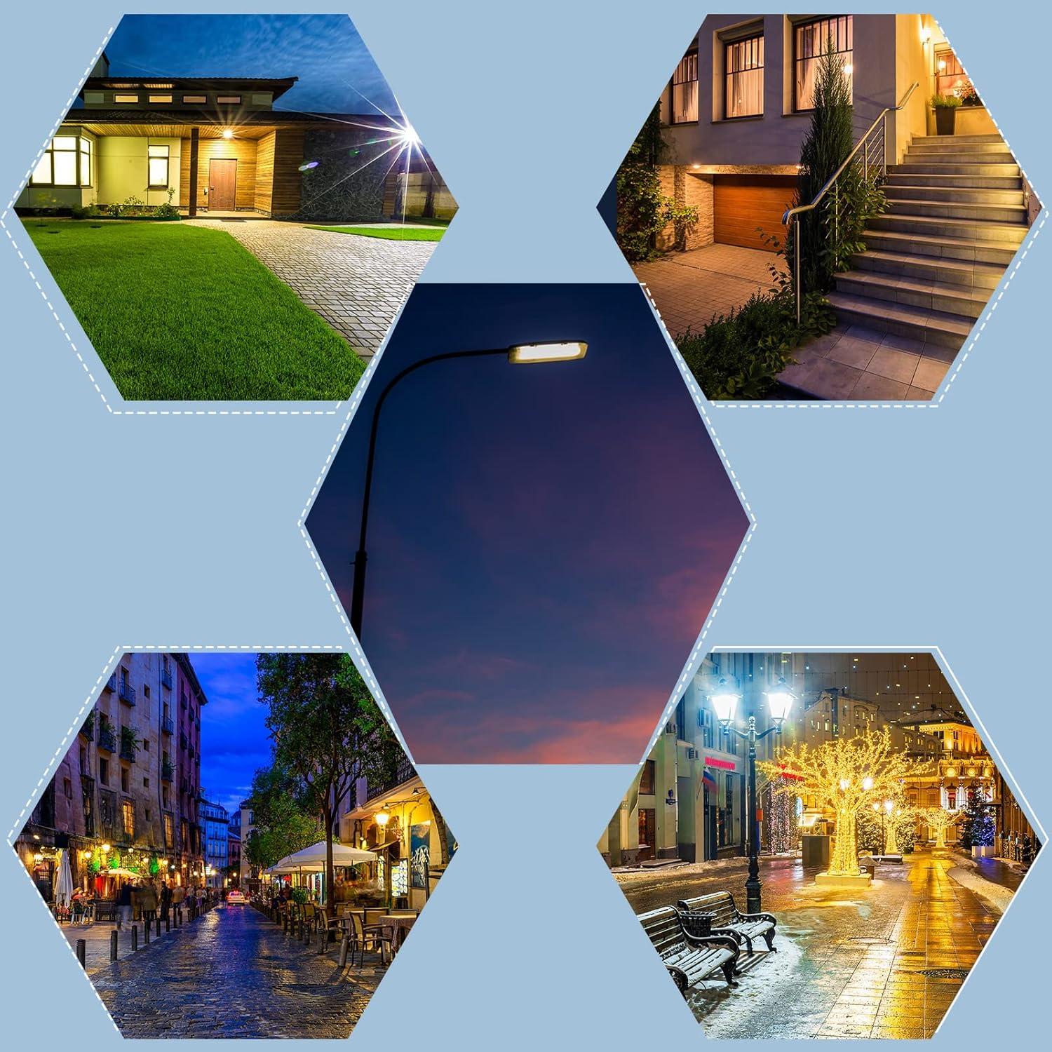 Fotocélula Automática Flutesan 3pcs Sensor Luz Exterior 120-277V