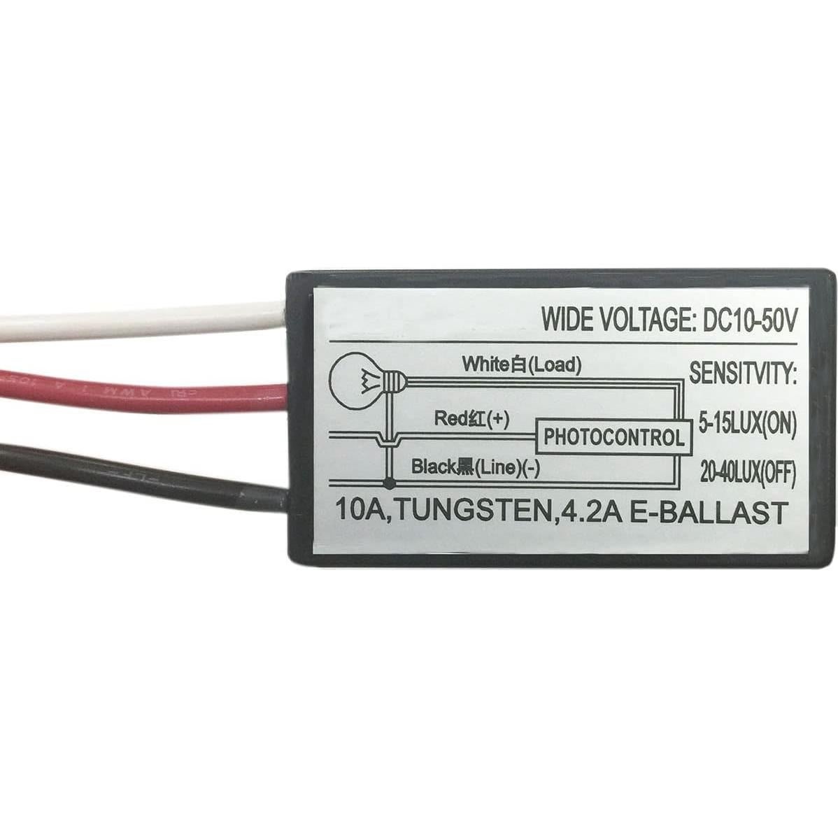 Interruptor Fotoeléctrico Proshopping 12V 24V 36V 48V 5A