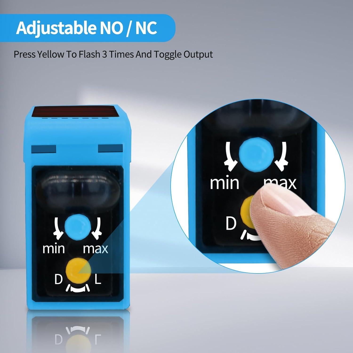 Sensor fotoeléctrico NPN NO+NC Aurtrr AE3Z-D61 80cm