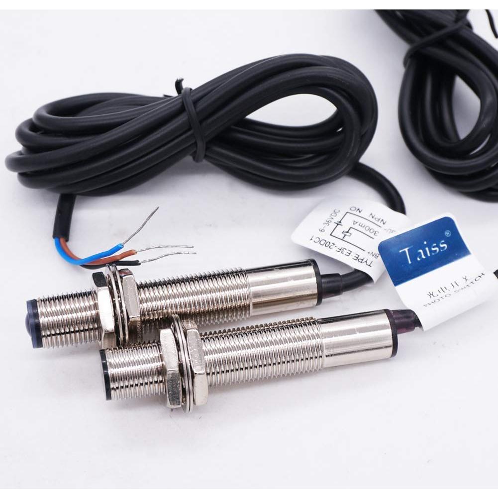 Interruptor Fotoeléctrico Taiss E3F-20DNL 0-20m NPN 6-36V