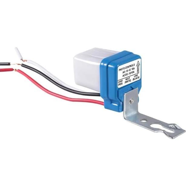 5 Interruptores de Luz Fotocélula Azuocn 110V Auto On/Off 10A