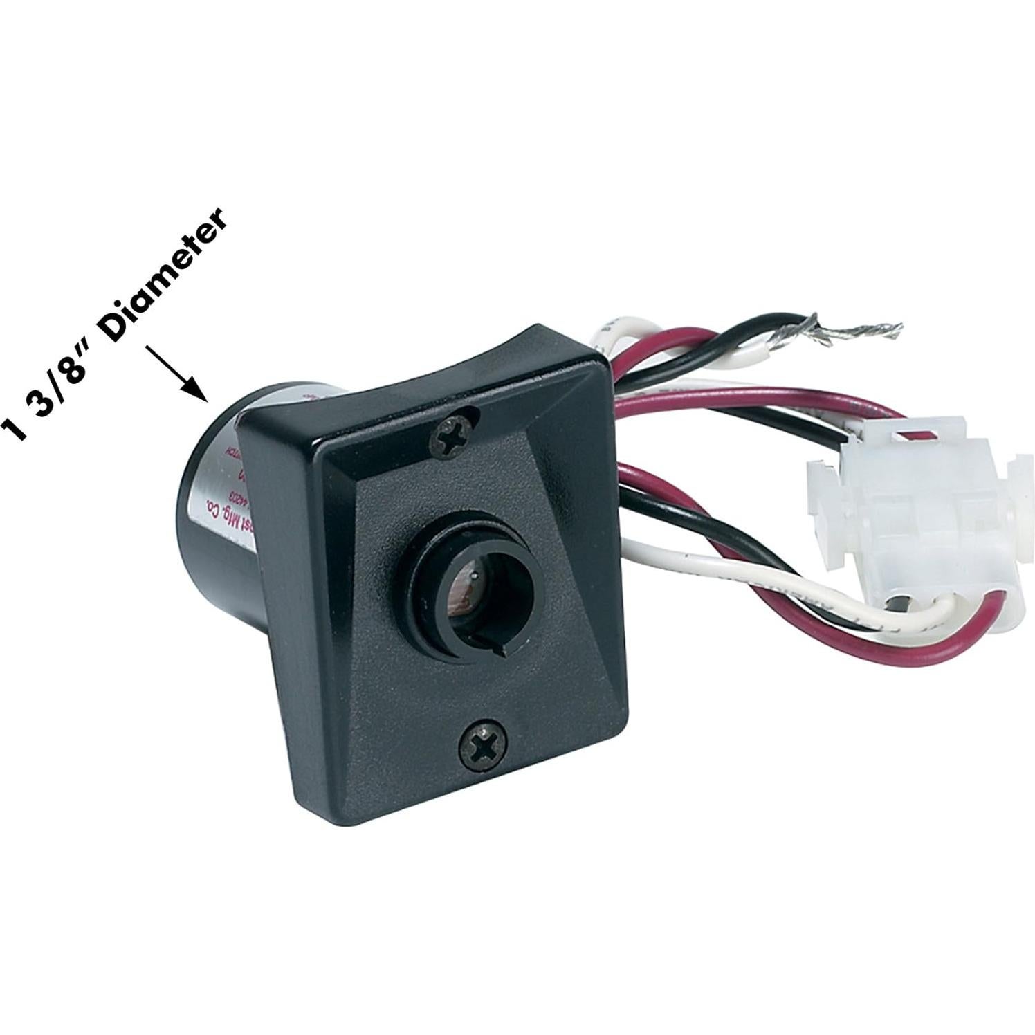 Sensor de Luz Automático Solus SPC-320 120V Fotocélula Negro