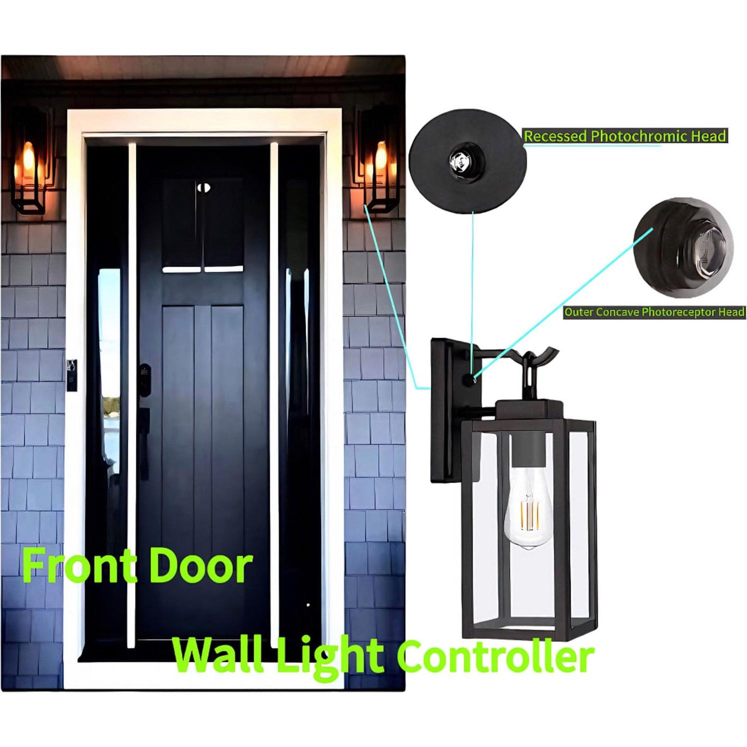 Paquete de 2 Sensores Fotovoltaicos de Luz AUTIDEFY NK-101A