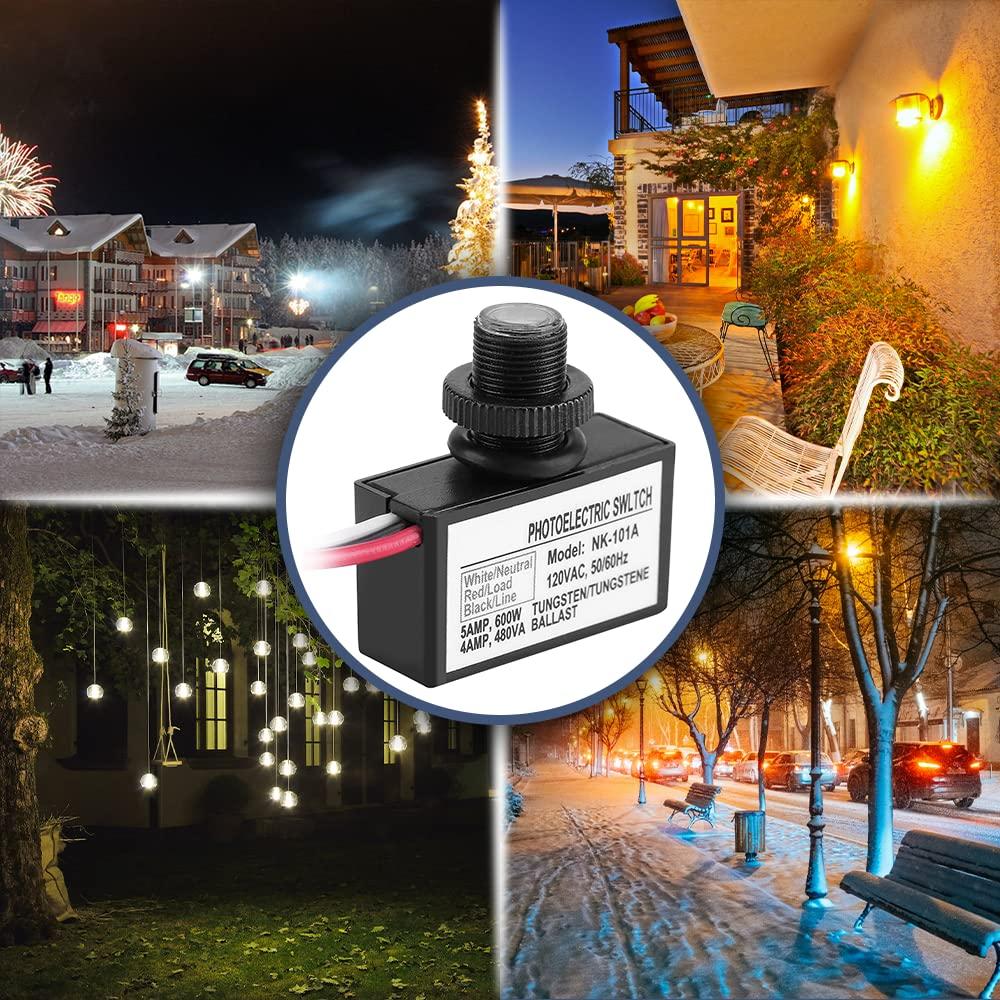 Interruptor Fotoeléctrico Watris Veiyi 120V CA para Exterior