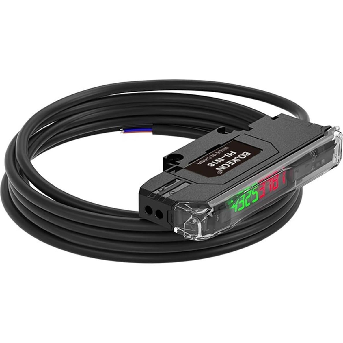 Sensor de Fibra Óptica BOJKEON FS-N18 con Pantalla LED HD