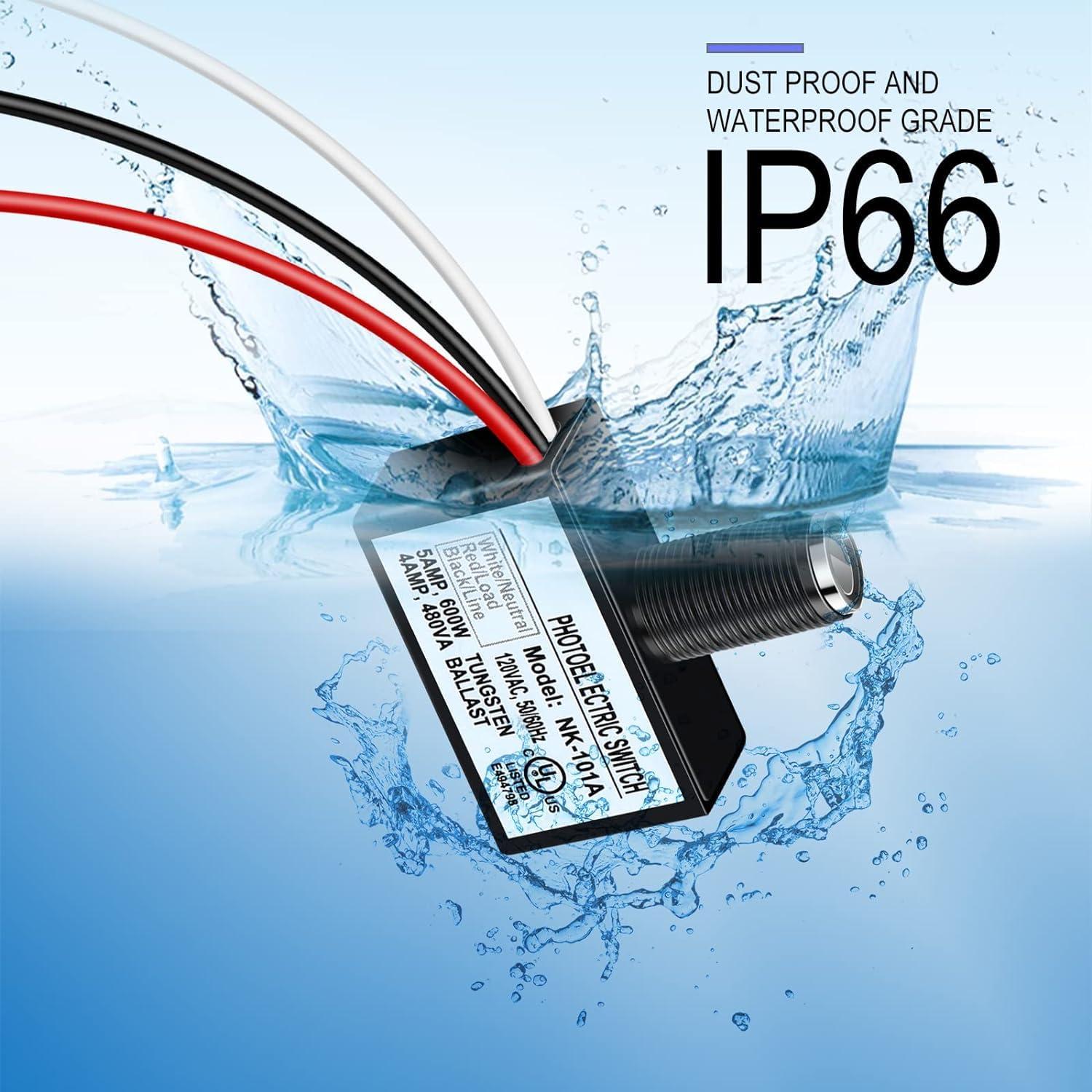 Paquete de 10 Interruptores de Luz con Sensor Fotoeléctrico 220V