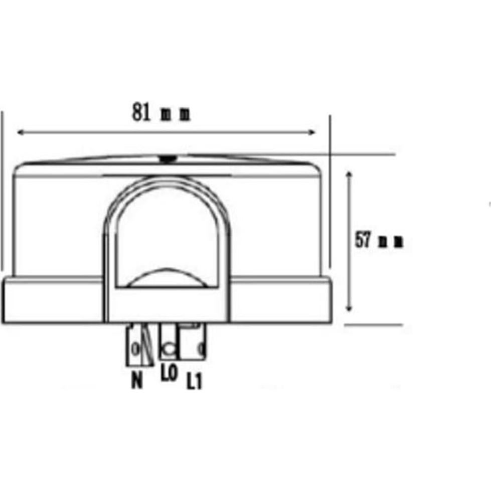 Interruptor Fotoeléctrico Proshoppingus 120-277V 2PCS