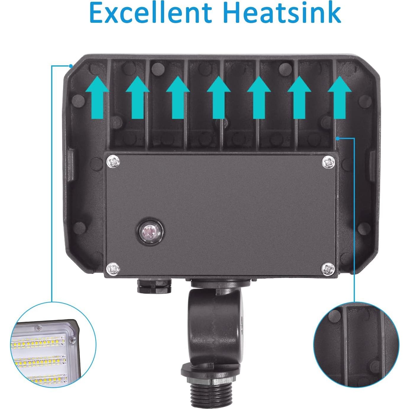 Luz de Inundación LED 30W SZGMJIA con Fotocélula 4050lm