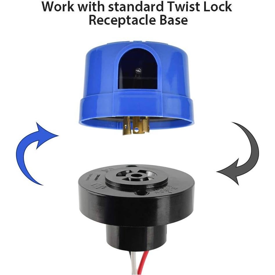 Sensor de Fotocélula Automático LIPU LP-205 para Luz Exterior