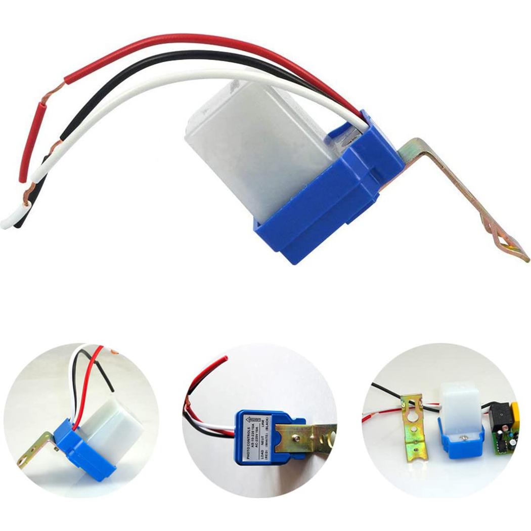 Interruptor Sensor de Luz Automático Ximimark 12V 10A 3Pcs