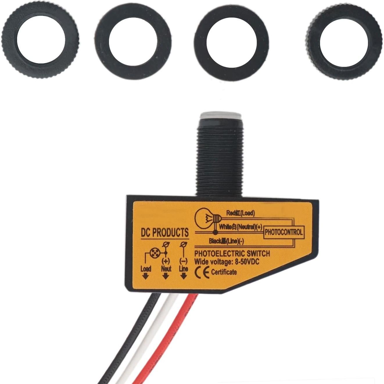 Interruptor Fotoeléctrico LoveDeal DC 8-50V 3.5A IP65