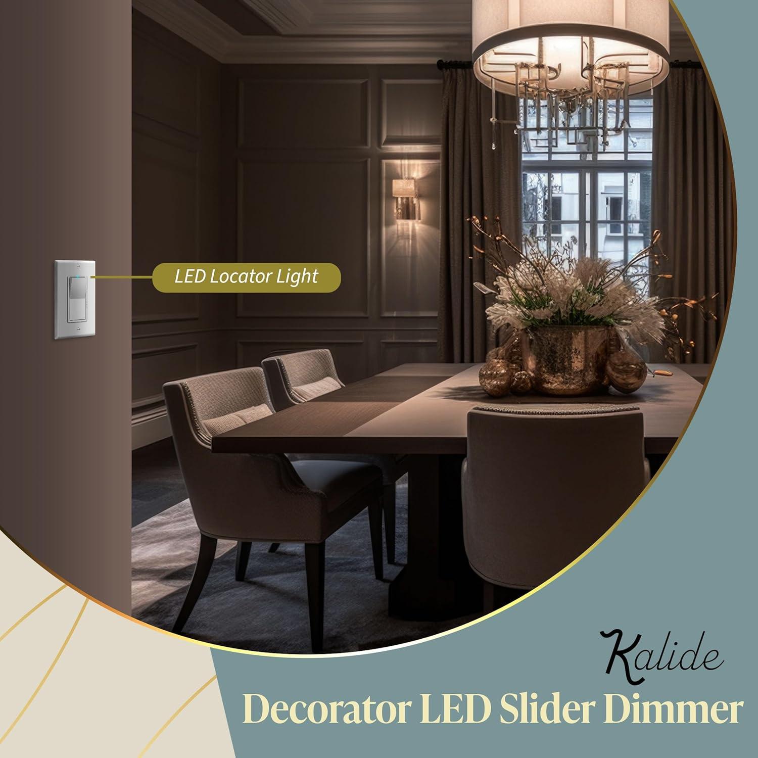 Interruptor Regulador de Luz LED Kalide Top Greener 300W Blanco