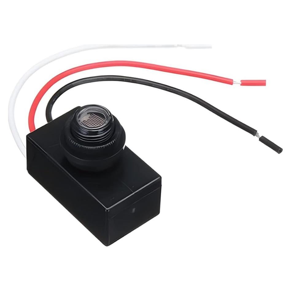 Sensor de Luz Fotocélula Dusk a Dawn Lelukee 105-130V Impermeable