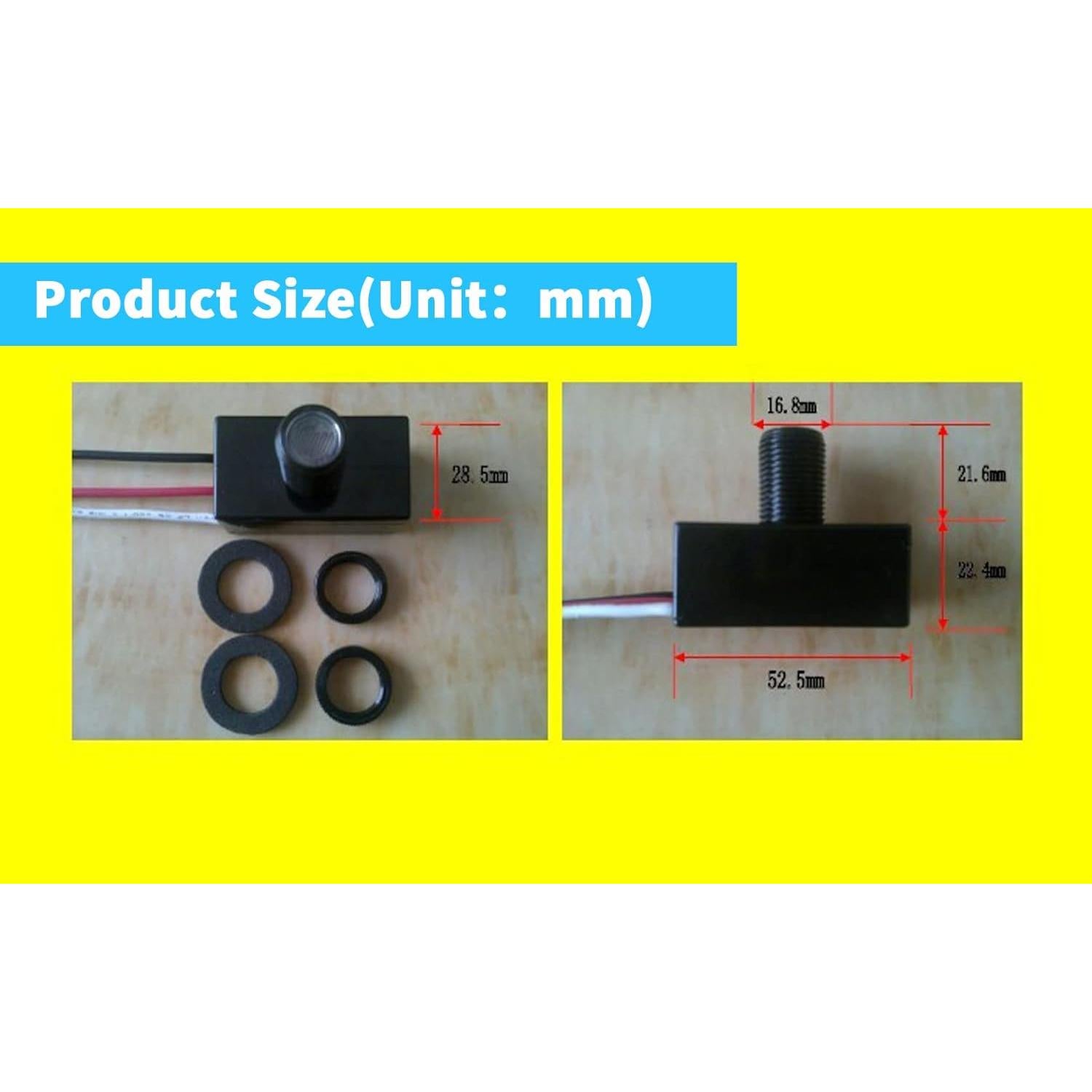 Sensor de Luz Fotocélula Dusk a Dawn Lelukee 105-130V Impermeable