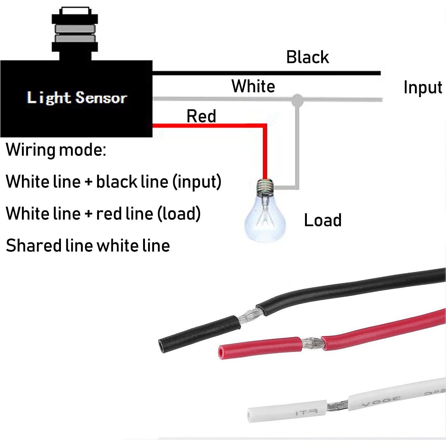 Interruptor Fotoeléctrico LUORNG NK-101A Control Luz Exterior