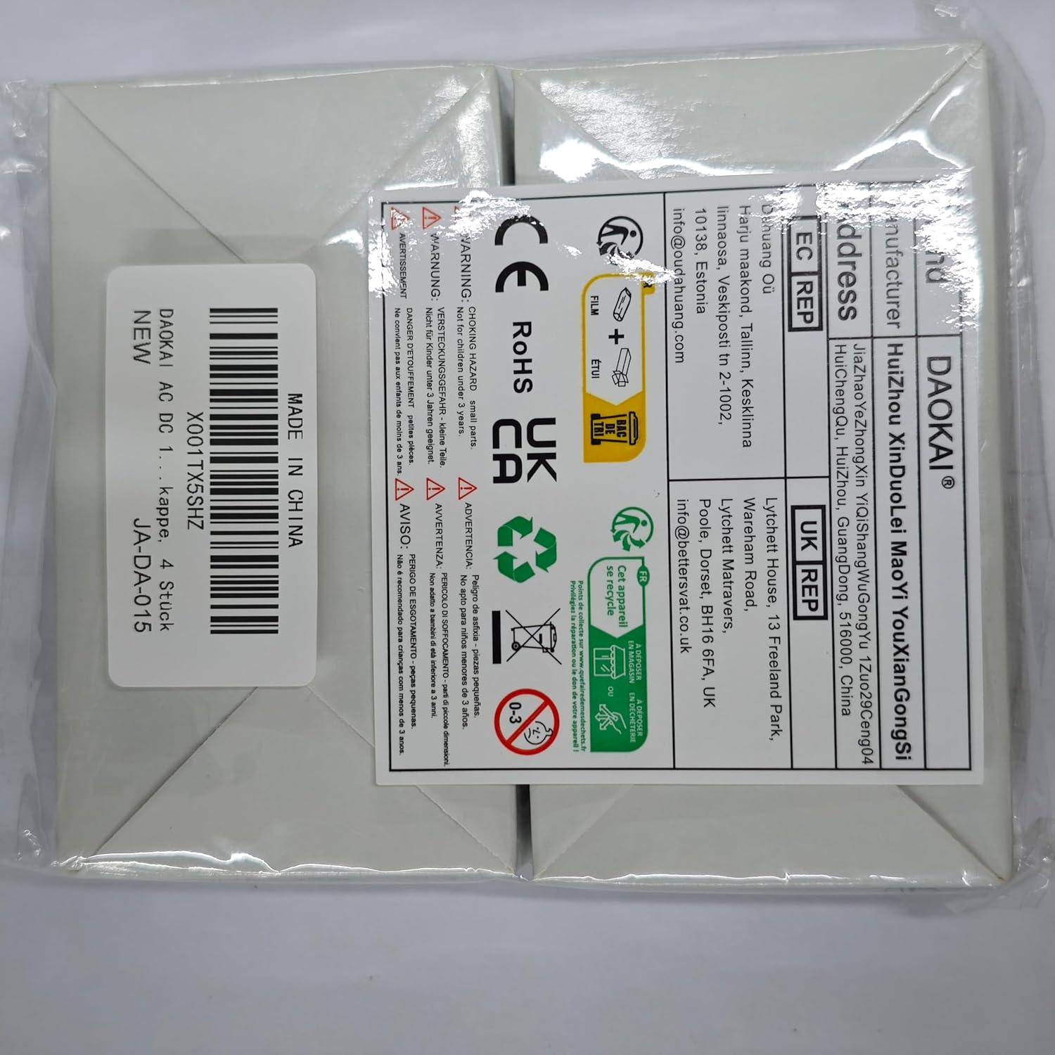 Interruptor de Fotocélula DAOKAI 12V 10A Paquete de 4