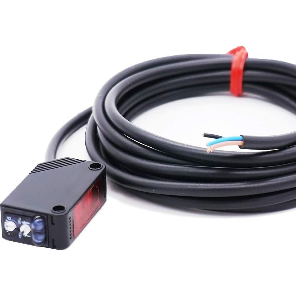 Sensor fotoeléctrico Twidec NPN 0-2m ajustable IP66