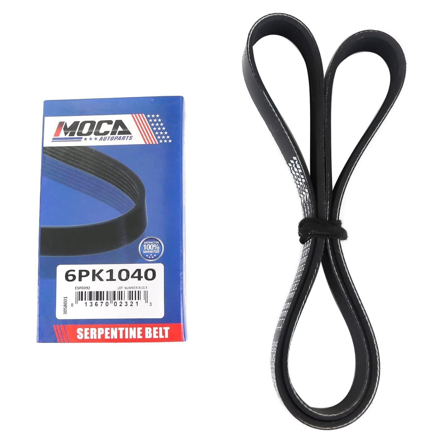 Correa Serpentina MOCA 6PK1040 1040mm para Lexus y Toyota