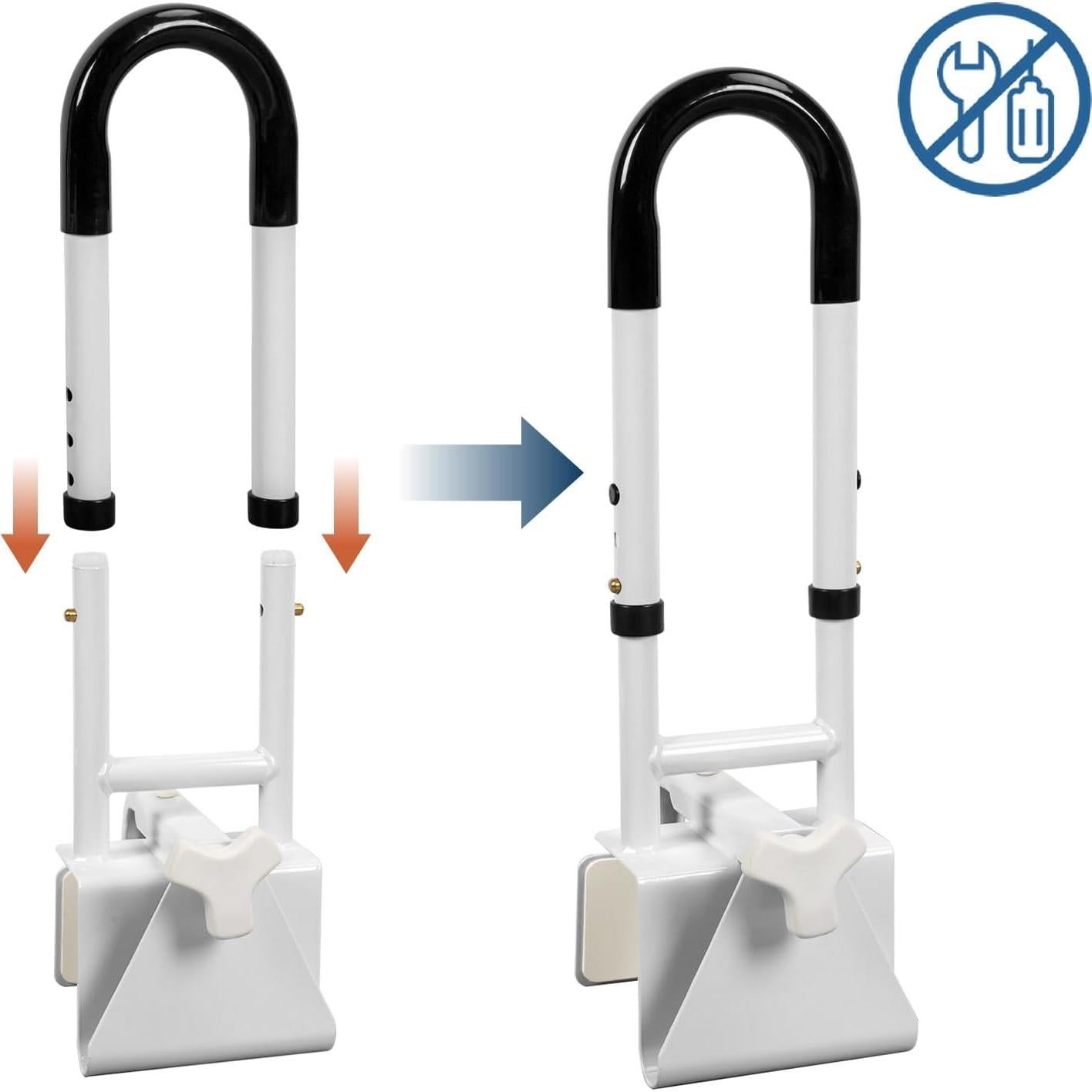 Barra de Agarre Ajustable HEPO para Baño Antideslizante