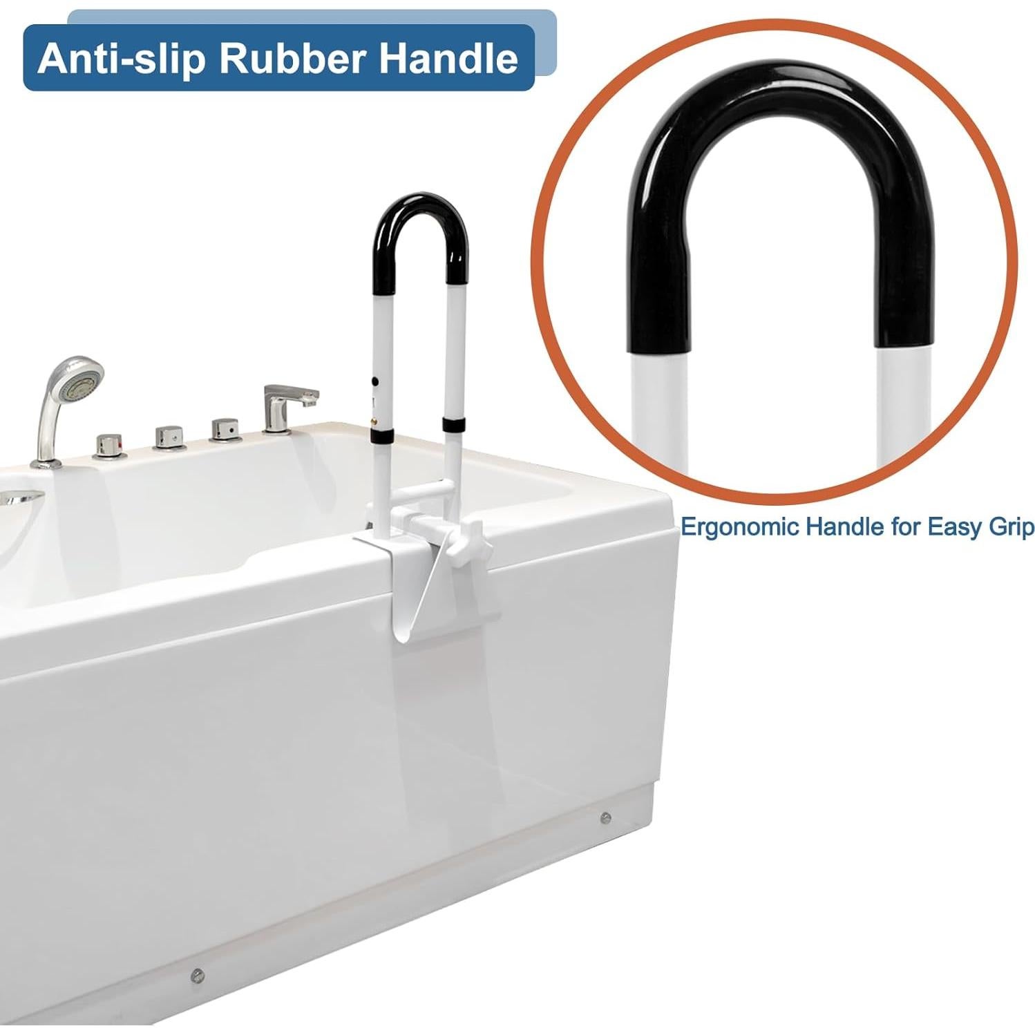 Barra de Agarre Ajustable HEPO para Baño Antideslizante