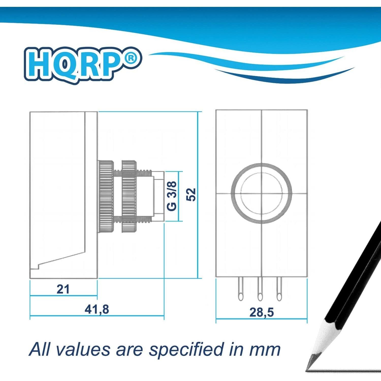 HQRP Sensor de Luz Térmico Fotocélula 2-Pack 1800W 120V