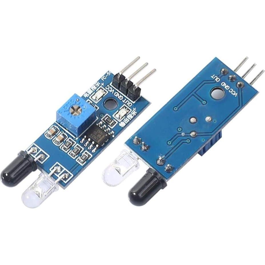 5 Sensores Infrarrojos IR para Evitar Obstáculos Coche Robot