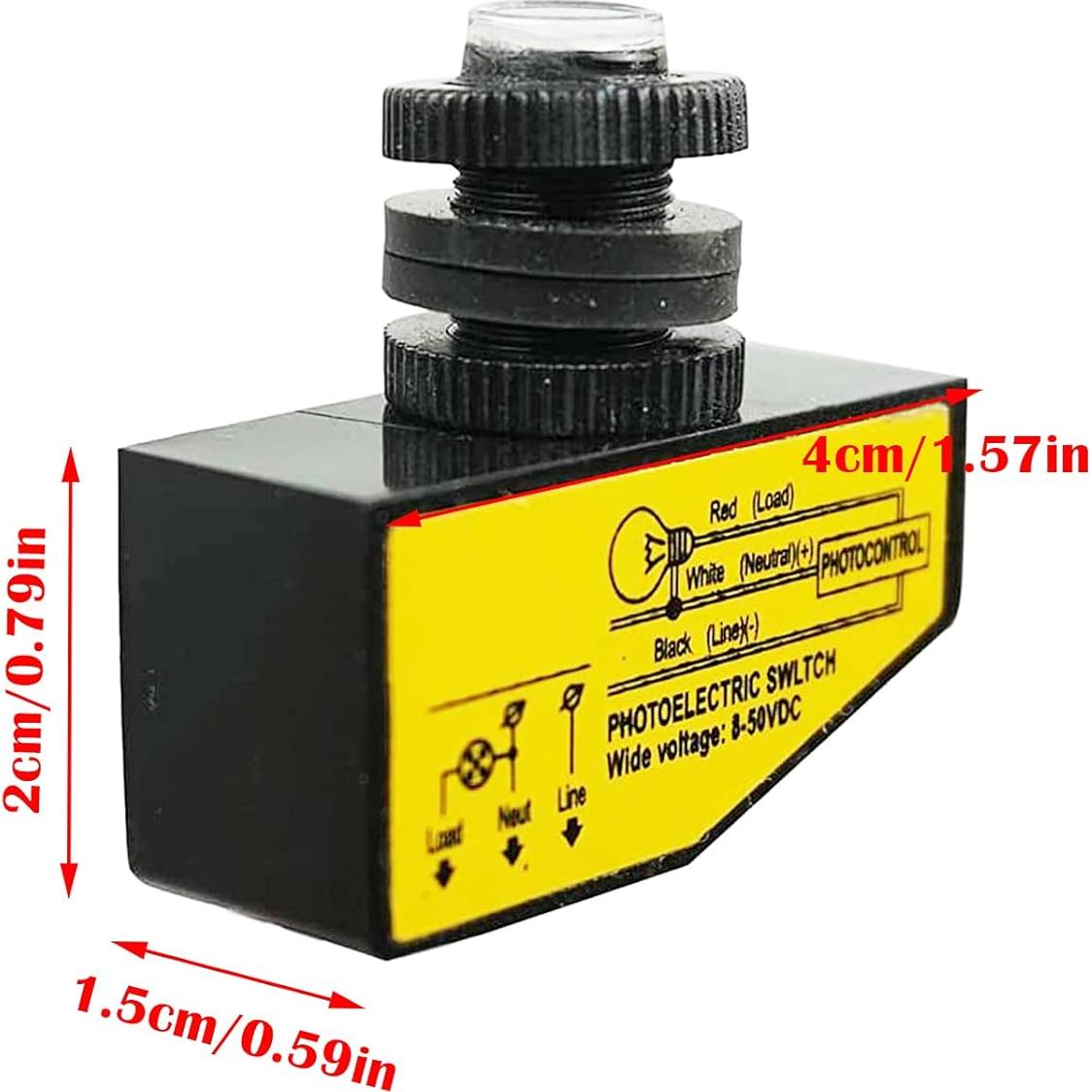 Interruptor Fotoeléctrico Automático DC 12V 24V 36V 48V 3.5A